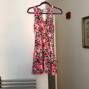 Lush Patterned Mini Dress